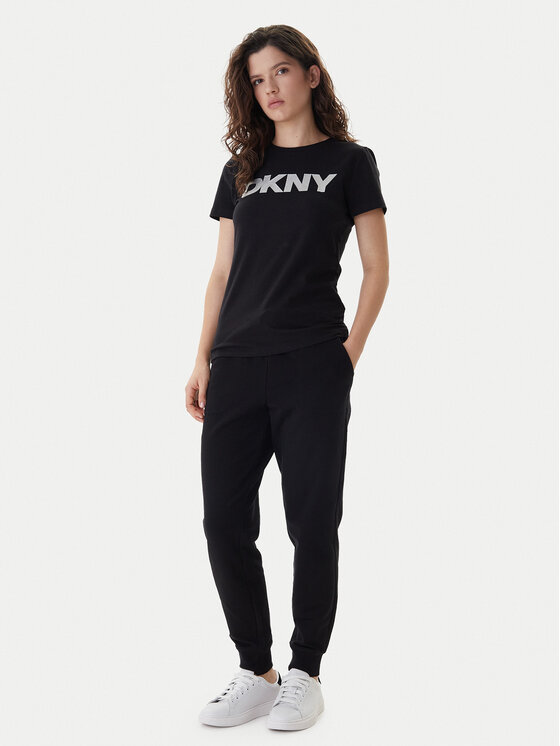 DKNY Sport DKNY Sport T-Shirt DP5T9923 Černá Regular Fit