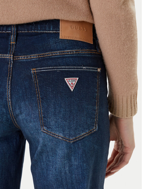 Guess Guess Jeansy W5YA1D D0213 Tmavomodrá Regular Fit