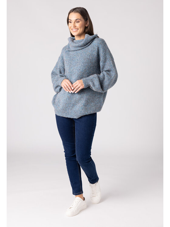 QUIOSQUE QUIOSQUE Sveter QUIOSQUE 6VL001834 Modrá Regular Fit