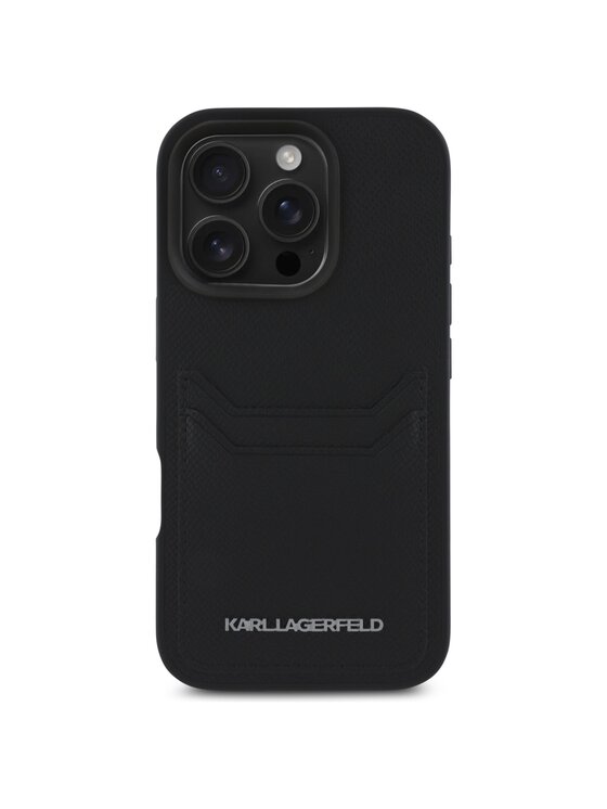 KARL LAGERFELD KARL LAGERFELD Etui na telefon iPhone 16 Pro Czarny