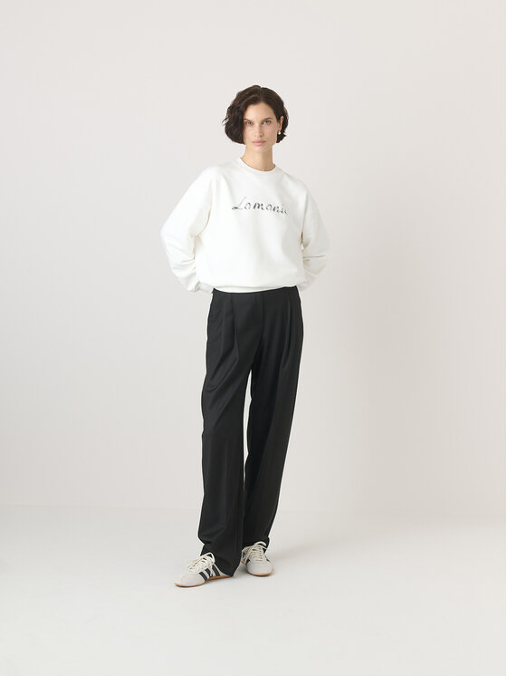 La Mania La Mania Společenské kalhoty MARIS Černá Classic Fit