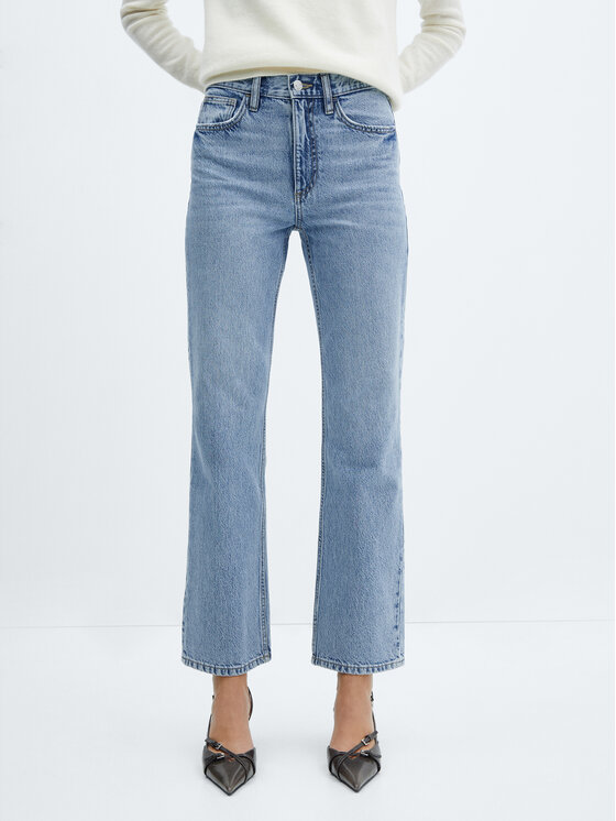 Mango Mango Farmer Matilda 57014406 Kék Straight Fit