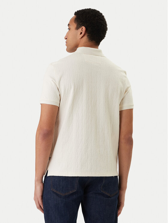 Guess Guess Polokošile M6RP05 KD181 Écru Regular Fit