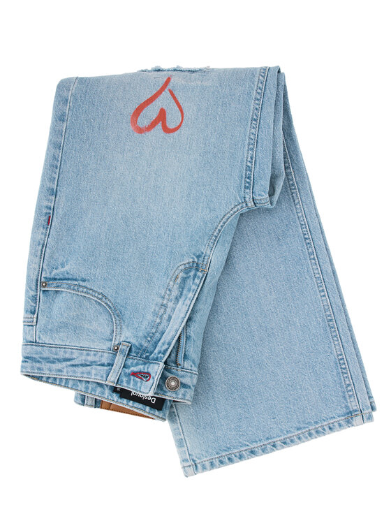 Desigual Desigual Jeansy Herry 26SWDD16 Modrá Straight Fit