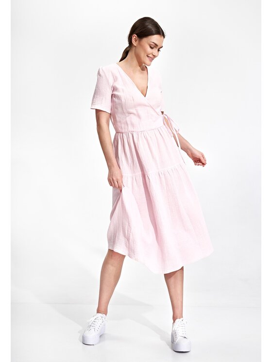 FIGL FIGLFIGL Vestito M872 Rosa Regular Fit