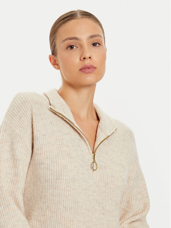 ONLY ONLY Strickkleid Tokyo 15335831 Beige Relaxed Fit