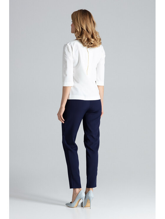 FIGL FIGL Blúzka M393 Écru Regular Fit