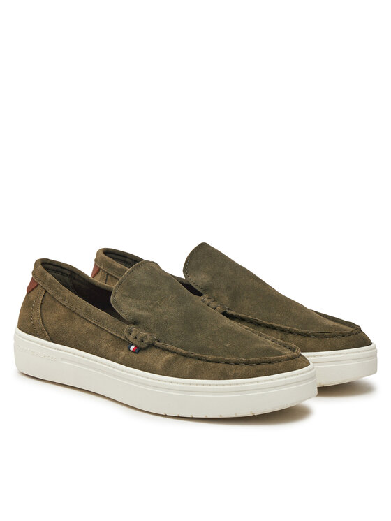 Tommy Hilfiger Tommy Hilfiger Mokasīni FM0FM05354 Zaļš