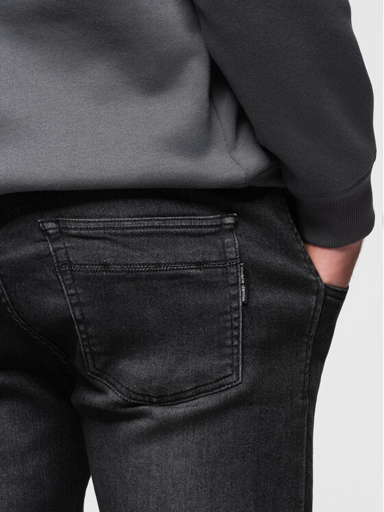 Ombre Ombre Joggery OM-PADJ-0242 Czarny Jogger Fit