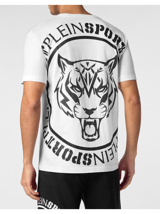 Plein Sport Plein Sport T-Shirt 14195 Biały Regular Fit