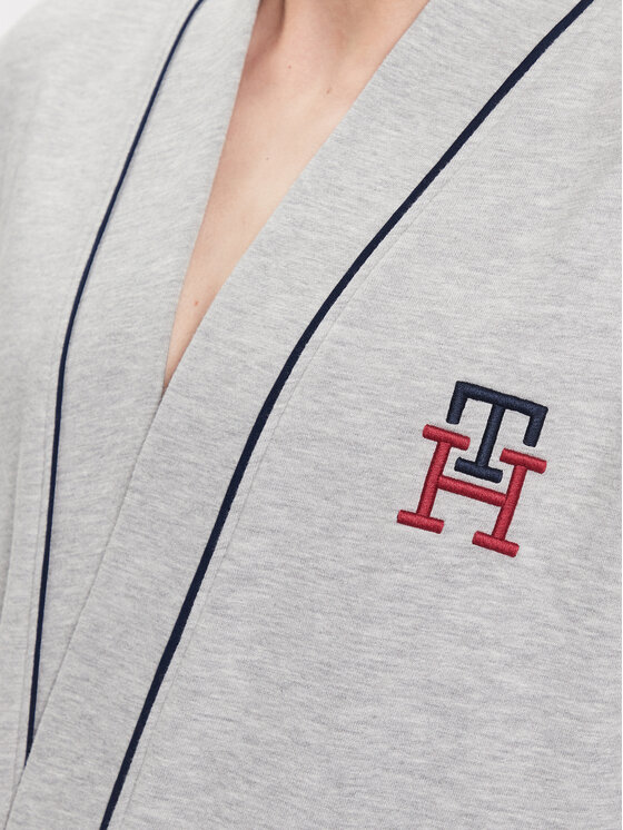 Tommy Hilfiger Tommy Hilfiger Szlafrok UM0UM02840 Szary Regular Fit