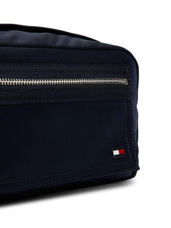 Tommy Hilfiger Tommy Hilfiger Geantă pentru cosmetice Enamel Flag Travel Washbag AM0AM14111 Bleumarin