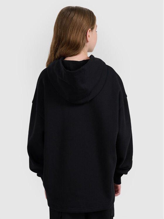 4F 4F Μπλούζα 4FJRAW25TSWSF2293-20S Μαύρο Oversize