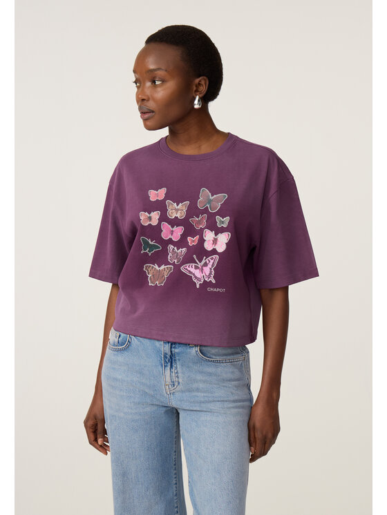 Fabienne Chapot Fabienne Chapot T-Shirt 6698-1853-174 Czerwony Regular Fit