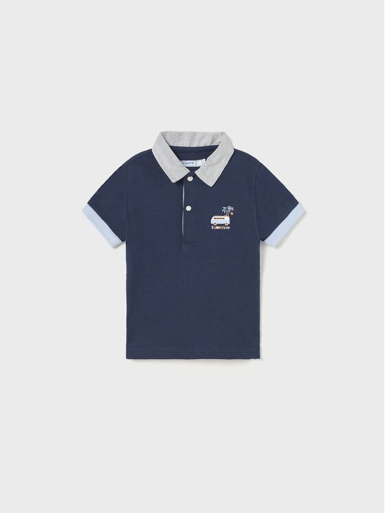Mayoral Polo 1104 Blu scuro Regular Fit, taglia : 12M