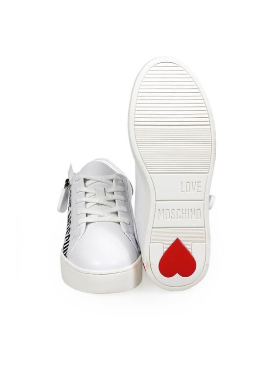 MOSCHINO MOSCHINO Sneakersy JA15093G1CIA0100 Biały