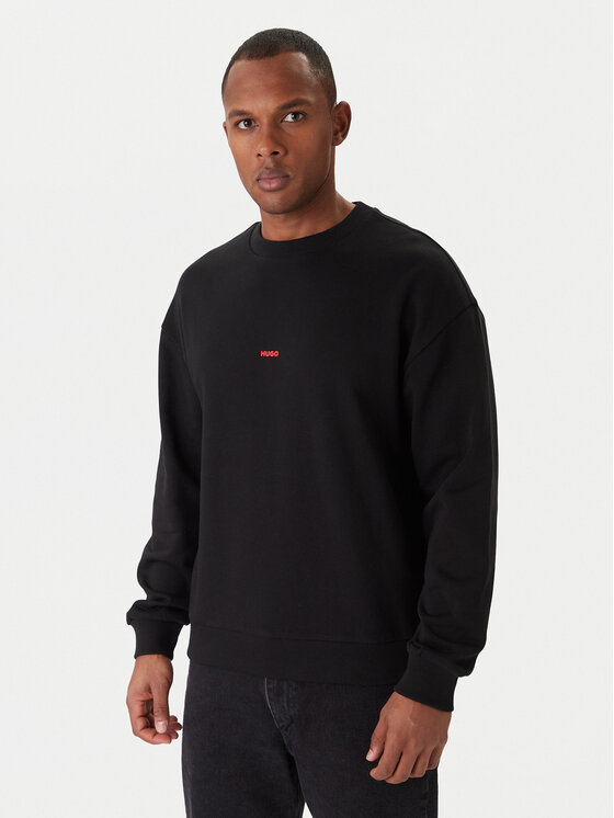 HUGO HUGO Mikina Dubraxo 50557482 Čierna Relaxed Fit