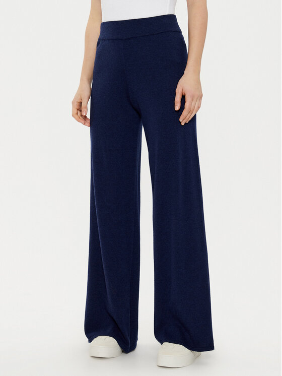 Kontatto Kontatto Pantaloni din material AI2025 Bleumarin Relaxed Fit