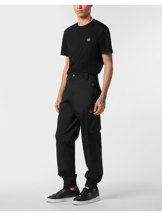 PHILIPP PLEIN PHILIPP PLEIN Joggery 25467 Czarny Jogger Fit
