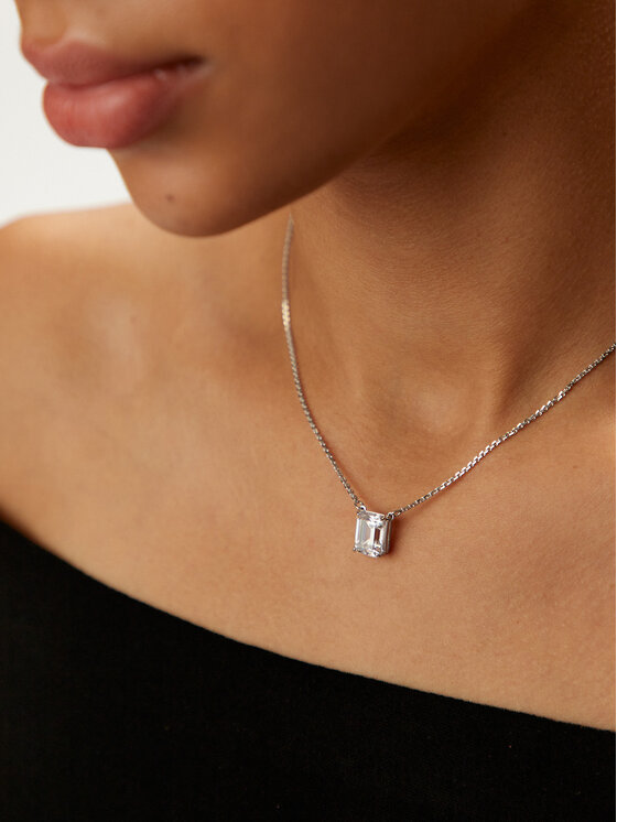 Swarovski Swarovski Ogrlica Stilla 5693405 Srebrna