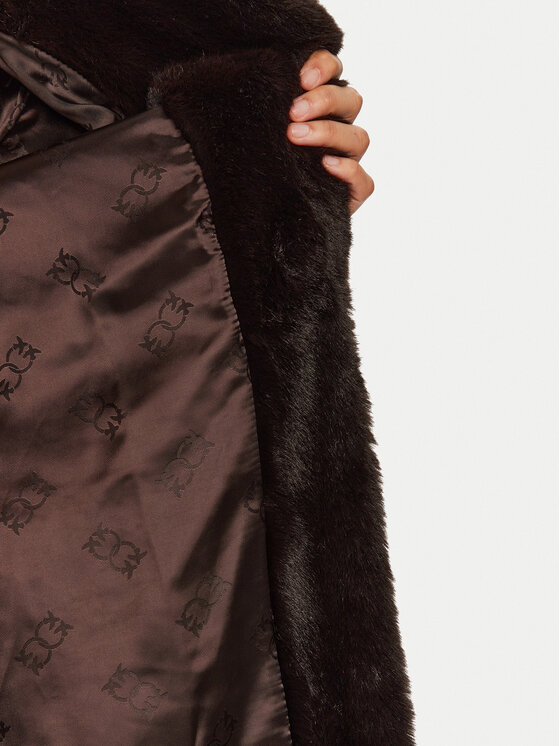 PINKO PINKO Kožušina COMORE 103824 A1ZM M28 Hnedá Regular Fit