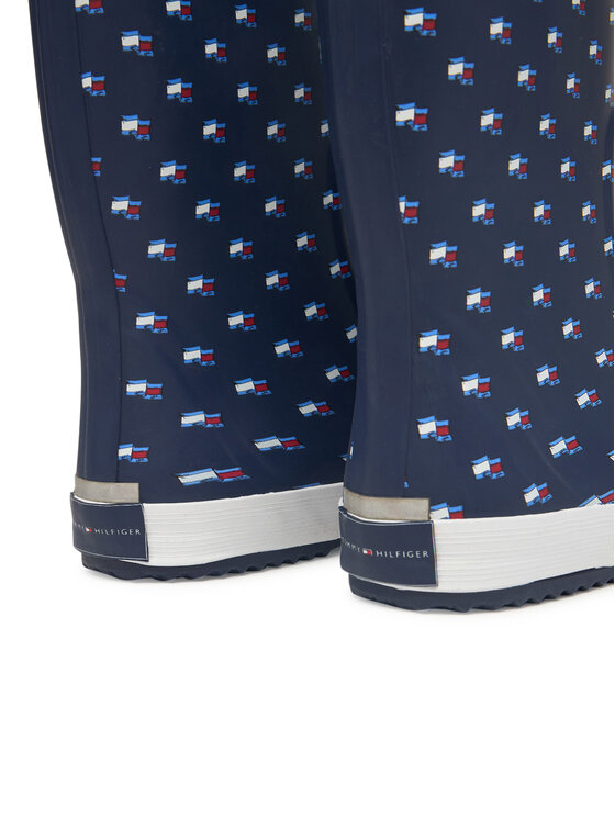 Tommy Hilfiger Tommy Hilfiger Cizme de cauciuc Rain Boot T3XC-33922-1846 D Bleumarin