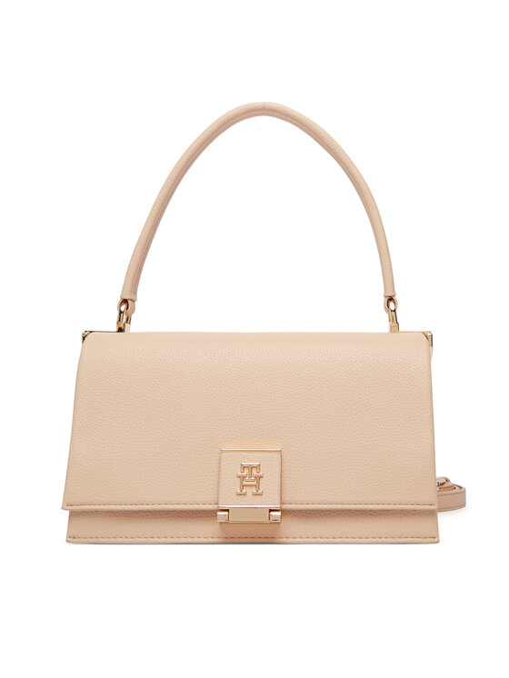 Tommy Hilfiger Tommy Hilfiger Torebka Th Monogram Pebble Grain Crossbody Bag AW0AW17216 Różowy