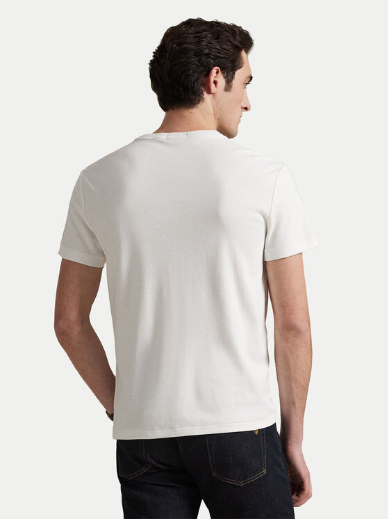 Polo Ralph Lauren Polo Ralph Lauren Marškinėliai 710740727 Balta Slim Fit