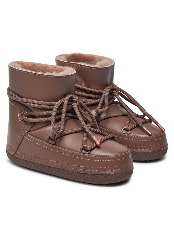 Inuikii Inuikii Čizme za snijeg Full Leather 75101-087 Smeđa