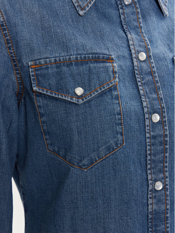 Tommy Jeans Tommy Jeans Jeans haljina Western DW0DW19853 Plava Regular Fit