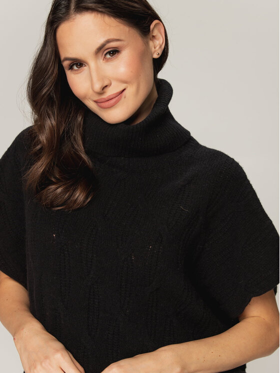 Willsoor Willsoor Sweter 66857/1 Czarny Loose Fit