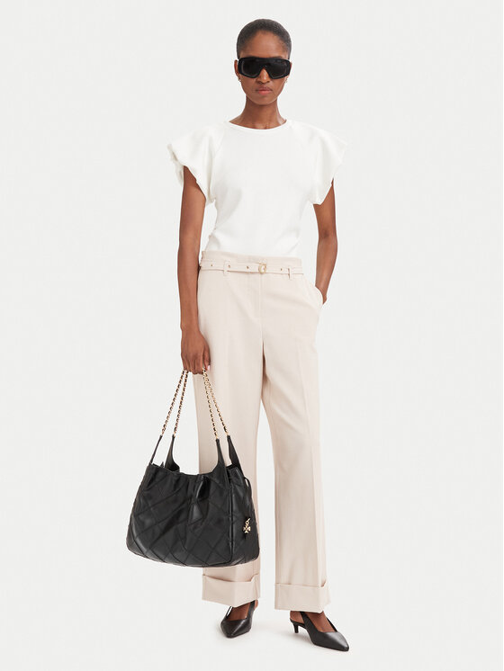 Tory Burch Tory Burch Borsetta Large Tote 182890 Nero