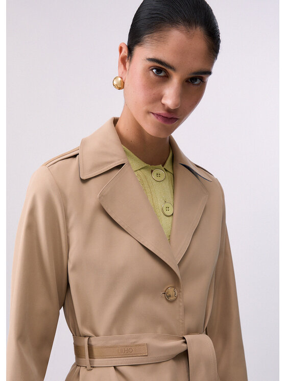 Liu Jo Liu Jo Trench WA6532T3929P9774 Beige Regular Fit