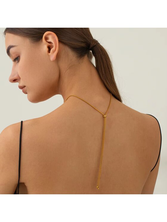 Fugart Fugart Naszyjnik Naszyjnik choker stal szlachetna złoty FUGJDNW2310003 Złoty