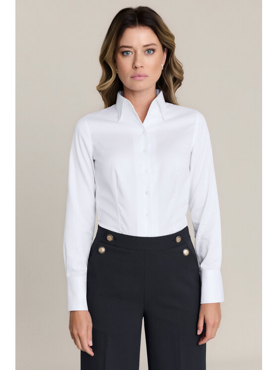 Lancerto Lancerto Koszula Ottavia Slim KO073226000032 Biały Slim Fit