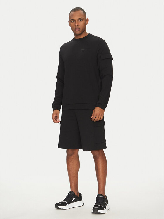 EA7 Emporio Armani EA7 Emporio Armani Mikina 7M000324 AF12660 UC001 Černá Regular Fit