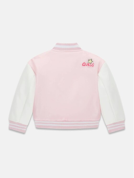 Guess Kids Guess Kids Bunda pro přechodné období 183034 Růžová Classic Fit