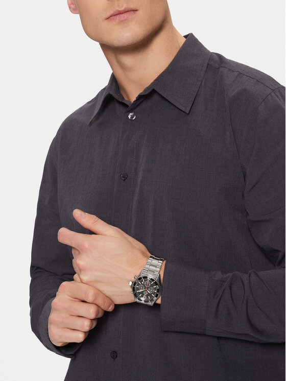 Orient Orient Ρολόι Mako Solar RA-TX0202B10B Ασημί