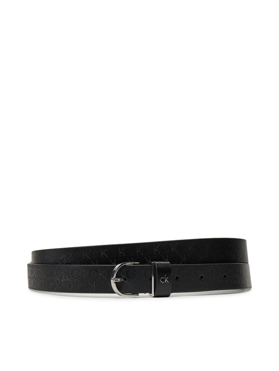 Curea de Damă Calvin Klein Ck Metal Round Buckle 2.5_Mono K60K613150 Negru