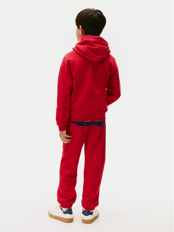 Tommy Hilfiger Tommy Hilfiger Jopa Flag KB0KB10112 Rdeča Regular Fit
