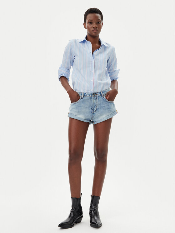 One Teaspoon One Teaspoon Szorty jeansowe Bandits 26785 Niebieski Regular Fit