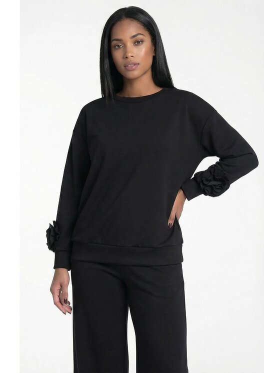 FIGL FIGL Tepláková souprava M1316 Černá Straight Fit