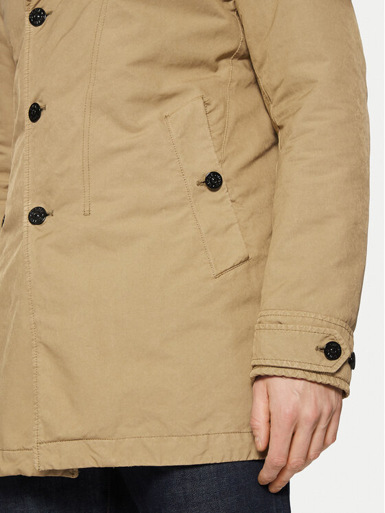 Stone Island Stone Island Παλτό μεταβατικό 811542149 Μπεζ Regular Fit