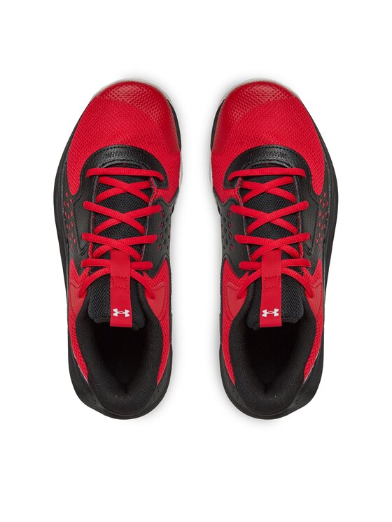 Tuta under armour store rosso strisce bianche