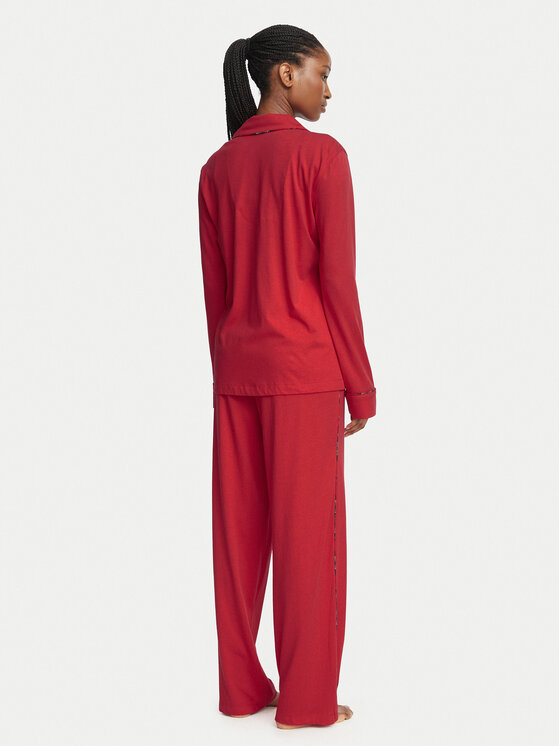 LAUREN RALPH LAUREN LAUREN RALPH LAUREN Piżama ILN92561F Czerwony Regular Fit