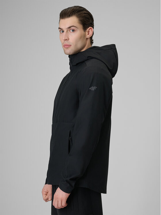 4F 4F Kurtka przejściowa CITY JACKETS Czarny Regular Fit