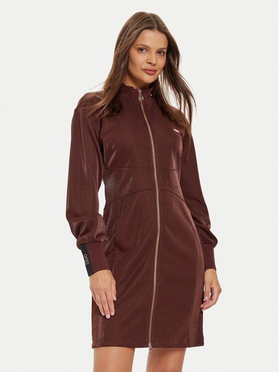 Liu Jo Sport Liu Jo Sport Vsakodnevna obleka TF4261 J4751 Rjava Regular Fit