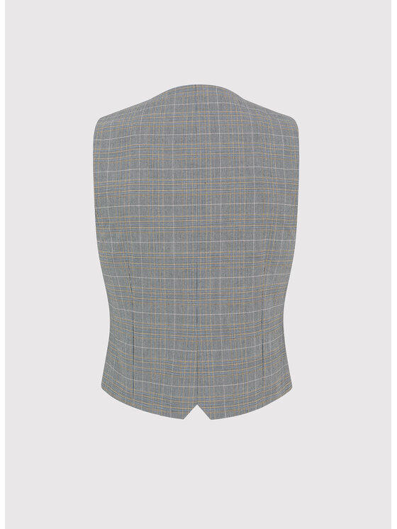 Pako Lorente Pako Lorente Kamizelka P24SF-8X-015 Szary Slim Fit