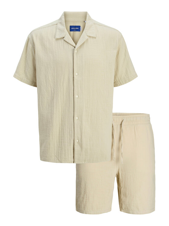 Komplet koszula i szorty materiałowe Jack&Jones