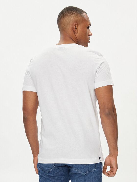 JOOP! Jeans JOOP! Jeans Majica 47Dario 30042425 Bela Modern Fit